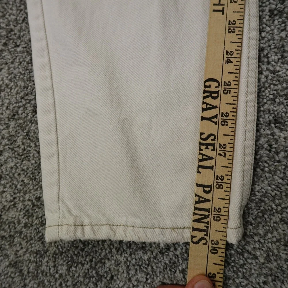 VTG Levis Jeans Mens 36X30 Beige Denim 550 Relaxed Tapered Orange Tab 90s‎ USA